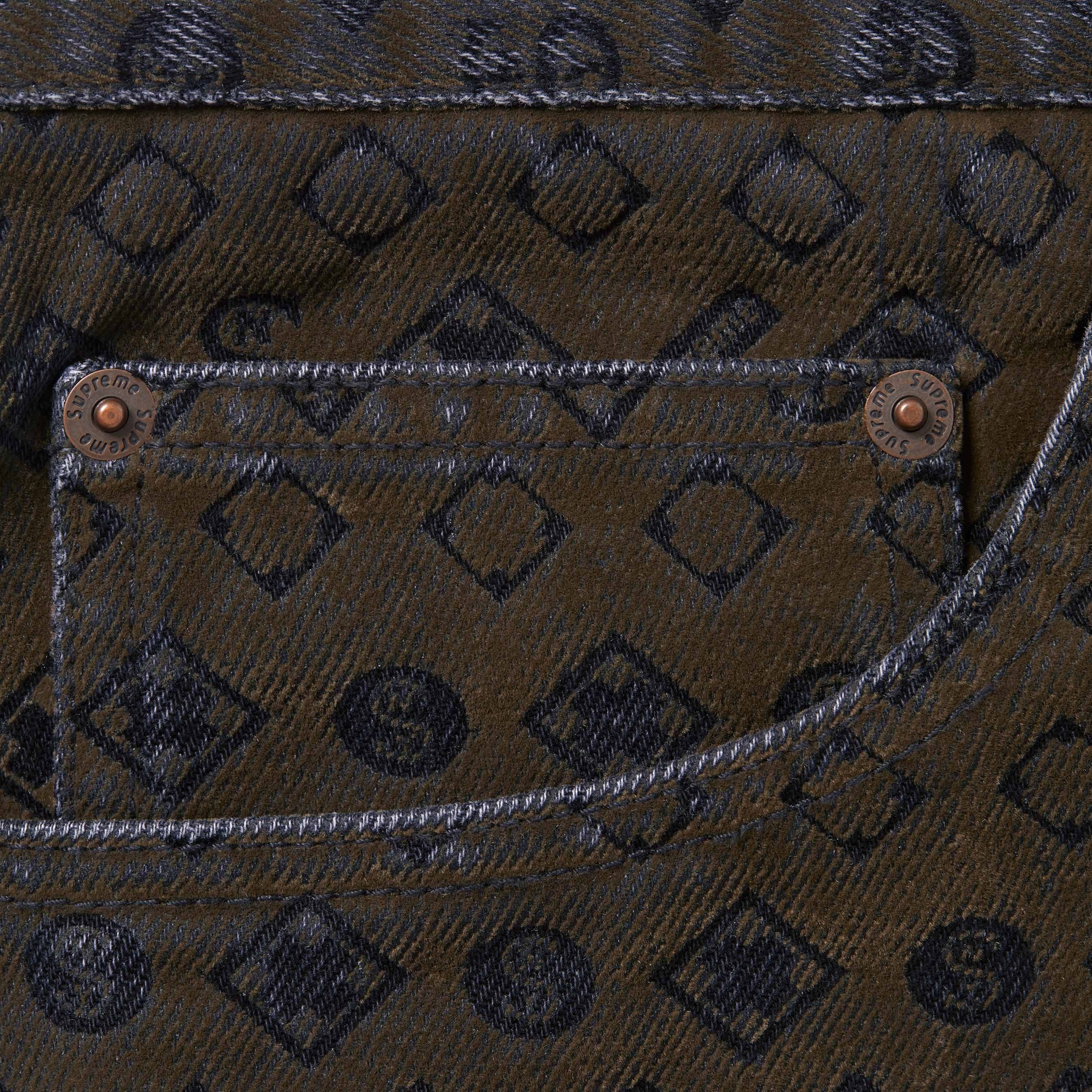 Flocked Loose Fit Jean view 3